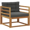 Lauko Vidurinis Sofa Natūrali