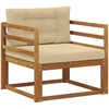 Lauko Vidurinis Sofa Natūrali