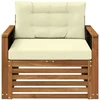 Lauko Vidurinis Sofa Natūrali