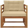 Lauko Vidurinis Sofa Natūrali