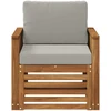 Lauko Vidurinis Sofa Natūrali