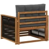 Lauko Vidurinis Sofa Natūrali