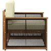 Lauko Vidurinis Sofa Natūrali