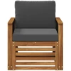 Lauko Vidurinis Sofa Natūrali