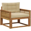 Lauko Vidurinis Sofa Natūrali