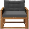 Lauko Vidurinis Sofa Natūrali
