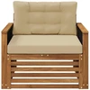 Lauko Vidurinis Sofa Natūrali