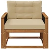 Lauko Vidurinis Sofa Natūrali