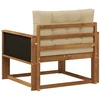 Lauko Vidurinis Sofa Natūrali