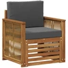 Lauko Vidurinis Sofa Natūrali