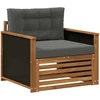 Lauko Vidurinis Sofa Natūrali