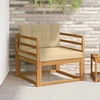 Lauko Vidurinis Sofa Natūrali