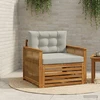 Lauko Vidurinis Sofa Natūrali