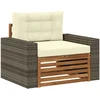 Lauko Vidurinis Sofa Natūrali