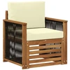 Lauko Vidurinis Sofa Natūrali