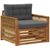 Lauko Vidurinis Sofa Natūrali