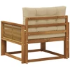 Lauko Vidurinis Sofa Natūrali
