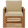 Lauko Vidurinis Sofa Natūrali