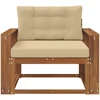 Lauko Vidurinis Sofa Natūrali