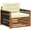 Lauko Vidurinis Sofa Natūrali