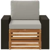 Lauko Vidurinis Sofa Natūrali