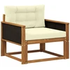 Lauko Vidurinis Sofa Natūrali