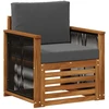 Lauko Vidurinis Sofa Natūrali