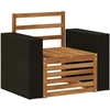 Lauko Vidurinis Sofa Natūrali
