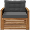 Lauko Vidurinis Sofa Natūrali