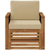 Lauko Vidurinis Sofa Natūrali