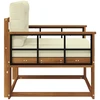 Lauko Vidurinis Sofa Natūrali