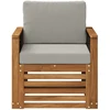 Lauko Vidurinis Sofa Natūrali