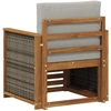 Lauko Vidurinis Sofa Natūrali