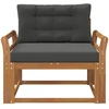 Lauko Vidurinis Sofa Natūrali