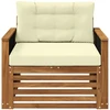 Lauko Vidurinis Sofa Natūrali