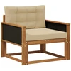 Lauko Vidurinis Sofa Natūrali