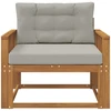 Lauko Vidurinis Sofa Natūrali