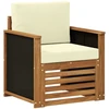 Lauko Vidurinis Sofa Natūrali