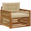 Lauko Vidurinis Sofa Natūrali