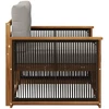 Lauko Vidurinis Sofa Natūrali