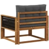 Lauko Vidurinis Sofa Natūrali