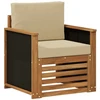 Lauko Vidurinis Sofa Natūrali