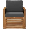 Lauko Vidurinis Sofa Natūrali