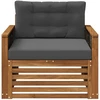 Lauko Vidurinis Sofa Natūrali