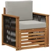Lauko Vidurinis Sofa Natūrali