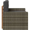 Lauko Vidurinis Sofa Natūrali