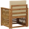 Lauko Vidurinis Sofa Natūrali