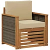 Lauko Vidurinis Sofa Natūrali
