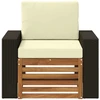 Lauko Vidurinis Sofa Natūrali