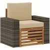 Lauko Vidurinis Sofa Natūrali